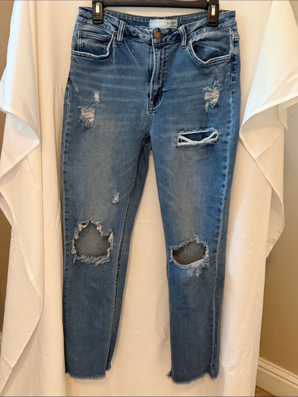 Women's Size 30 Bridge by GLY distressed jeans